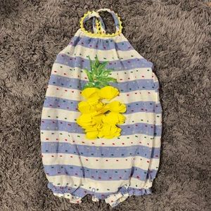 Mudpie 12-18 month pineapple romper